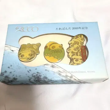 타레판다 2000년 기념 핀 배지 세트 헤이세이 레트로