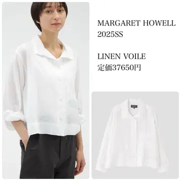 2025SS 완판 MARGARET HOWELL 린넨 긴팔 셔츠 S