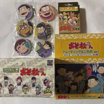 오소마츠 6쌍둥이 캔뱃지 세트