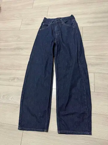 UNIQLO 배기 커브 청바지 21 다크 블루