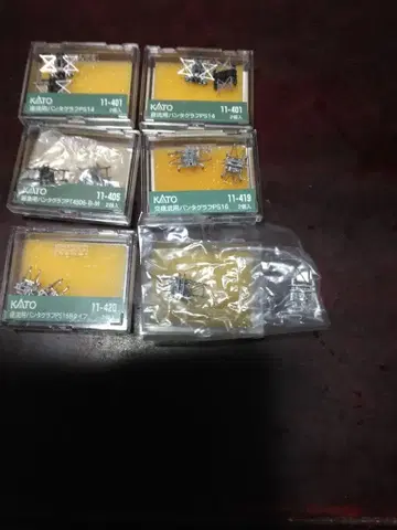 n 게이지 팬터그래프 여러 가지