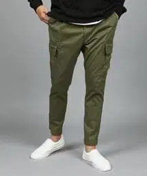 M 사이즈 / 더 더퍼 오브 세인트 조지 / 스트레치 카고 팬츠 / 그린