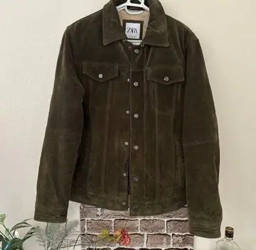 최종 가격 ZARA 스웨이드 G 트래커 자켓 M 사이즈