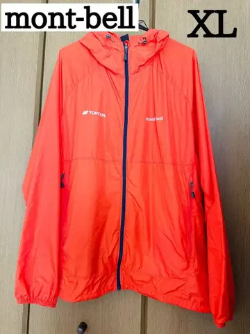 mont-bell XL 오렌지 나일론 자켓
