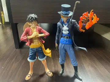 제일복권 몽키 D 루피 사보 피규어 세트 형제의 인연 B상 D상