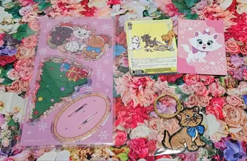 디즈니 아리스토캣 아크릴 스탠드 키링 카드 세트