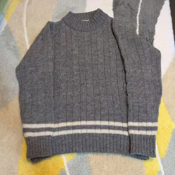 영국제 핸드메이드 아란 니트 올드 더비