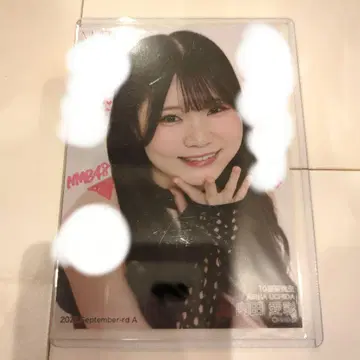 우치다 마나미 친필 브로마이드 NMB48 September 우치다