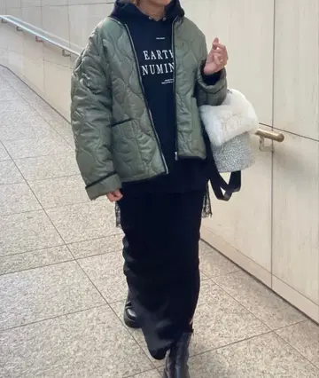 meong blue NYLON MILITARY JACKET