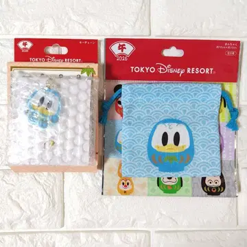 디즈니 설날 2026 키체인 복조리 도날드 2개 세트
