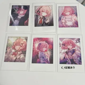 nqrse 나루세 폴라로이드풍 카드 노멀 6종 세트