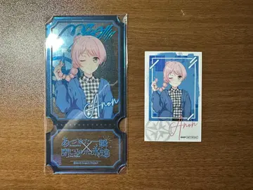 뱅드림 MyGO 치하야 아논 티켓풍 아크릴 카드 & 트레카 세트