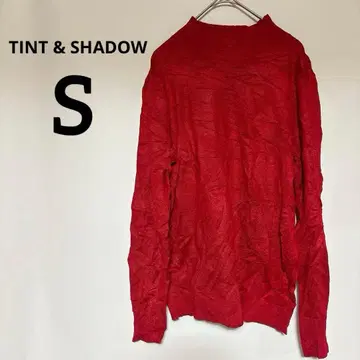 새상품급 TINT & SHADOW [ S ] 긴팔 상의 레드 겨울