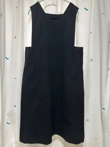 아틀리에 단탄 Coudres Cotton Dress 에이프런 원피스
