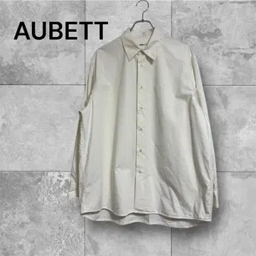 [ AUBETT ] 클리어 헤비 브로드 오버 셔츠