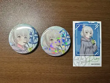 뱅드림 MyGO 합동 기획전 요라나 캔뱃지 & 카드 세트