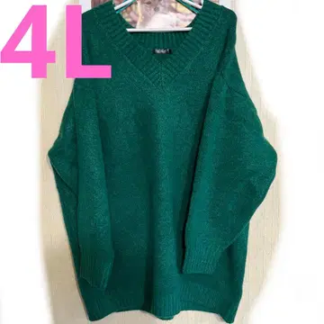 빅 사이즈 니트 스웨터 택 없음 새상품