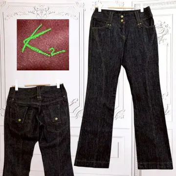 블랙 데님 풀렝스 [ M ] 블랙/블랙 캐주얼 일본제