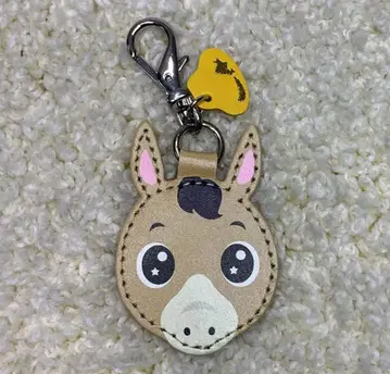 [ 미사용 새상품 ] 소메스 안장 STV 도산코군 콜라보 딱지 키링 2