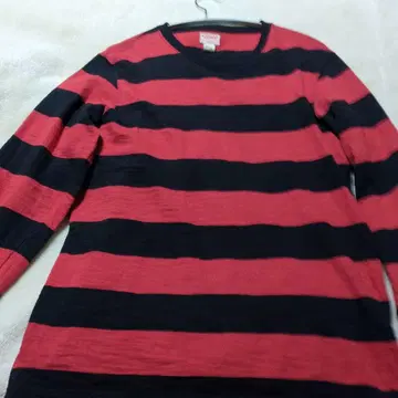 Buco 빨검 스트라이프 긴팔 티셔츠