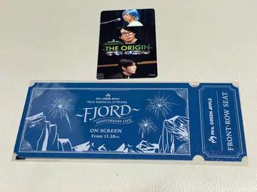 미세스 FJORD 입장자 혜택 백스테이지 패스 & 티켓 세트 익명 배송