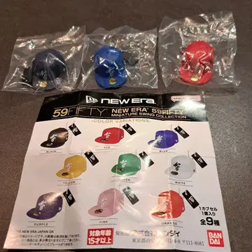 뉴에라 59FIFTY 뉴에라 미니어처 컬렉션 빨간색, 파랑, 보라색