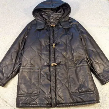 GALLOTTI 갤로티 올 가죽 더플 코트