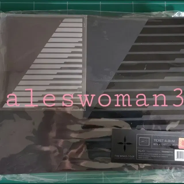 방탄소년단 윙즈투어 티켓앨범 티켓바인더 폴라로이드 포카 포토카드