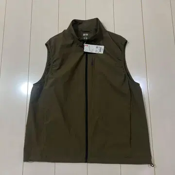 유니클로 윈드프루프 베스트 남성용 L 올리브