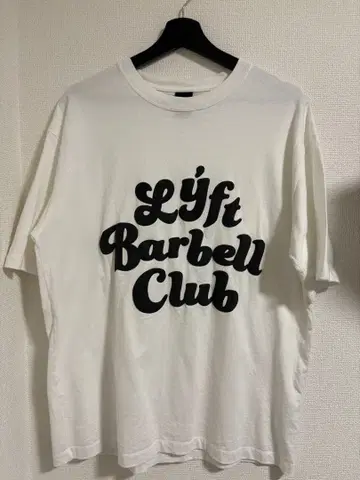 LYFT Barbell Club 셔츠 S 화이트