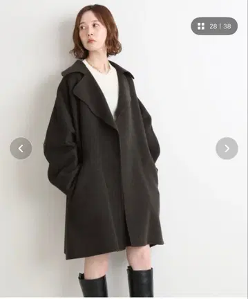 이에나 IENA MANTECO PURE 더블 페이스 숏코트 코트