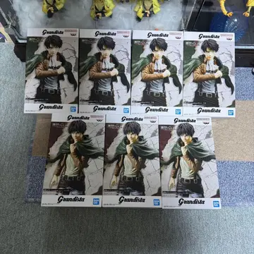 grandista 진격의 거인 엘렌 예거 리바이 피규어 7체 세트