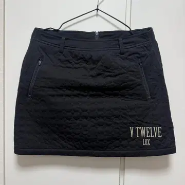 V12 LUX 퀼팅 스커트 겨울용 사이즈 2