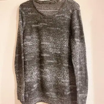 새상품급 [ XL ] 그레이 계열 니트 스웨터 긴팔 크루넥