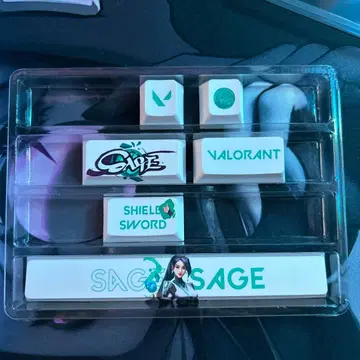VALORANT SAGE 키보드 키캡 6개 세트