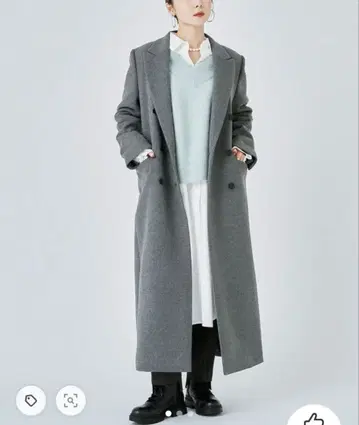 Noble 멜톤 롱 체스터 코트