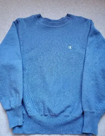 멜란지 파랑 새상품급 레어 컬러 리버스 위브 USA 레어 M