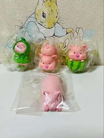 돼지 일상 zoo zoo zoo 의욕이 잠든 돼지 가챠 4개