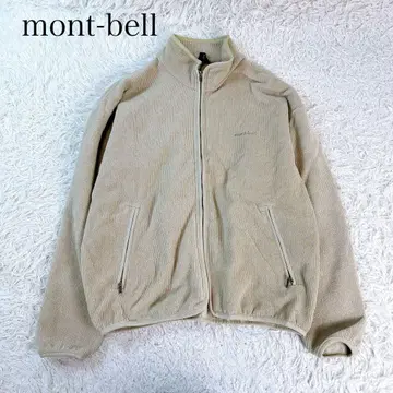 90s 일본제 몽벨 climaplus 폴라테크 리브 플리스 자켓