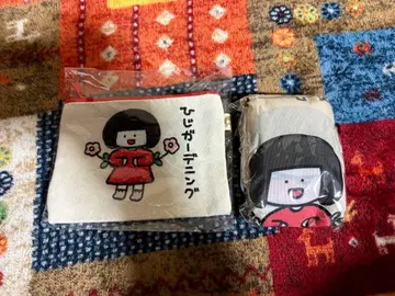 사카모토 코노미 토트백 복슬복슬 자수 파우치 세트 2