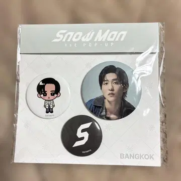 SnowMan 팝업 방콕 메구로 렌 캔뱃지
