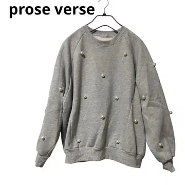 prose verse 프로즈 베일 그레이 빅 펄 속기모 맨투맨