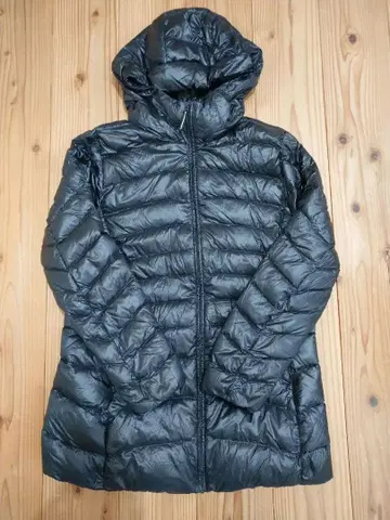 UNIQLO 후드 부착 다운 자켓 XL 블랙