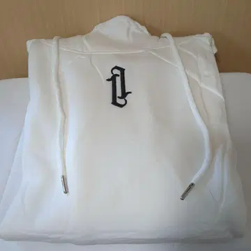 새상품 남성용 후드티 트레이닝복 포켓 부착 화이트 후드 부착 L