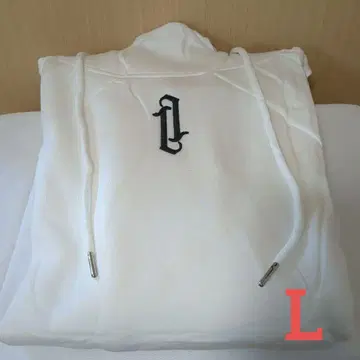 새상품 남성용 후드티 트레이닝복 포켓 부착 화이트 후드 부착 L