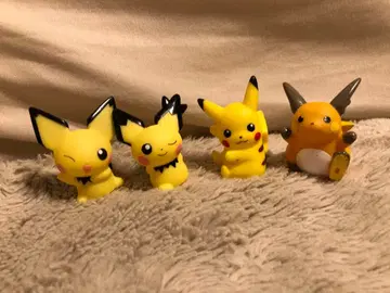포켓 키즈 피규어 4체 세트 (기라미미피츄 포함)