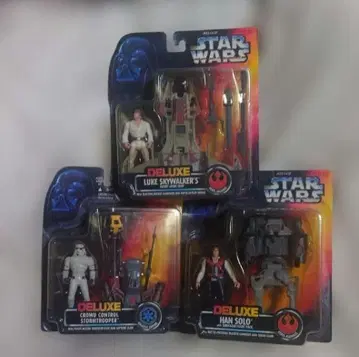 스타 워즈 디럭스 피규어 3종