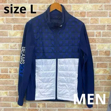 빔즈 골프 남성용 충전솜 절개 자켓 [ L ]