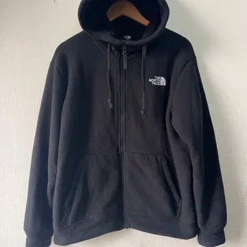 THE NORTH FACE 블랙 풀 집업 후드티 L
