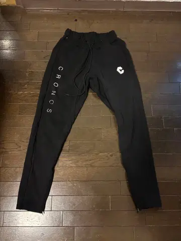 CRONOS 블랙 조거 팬츠 S 사이즈